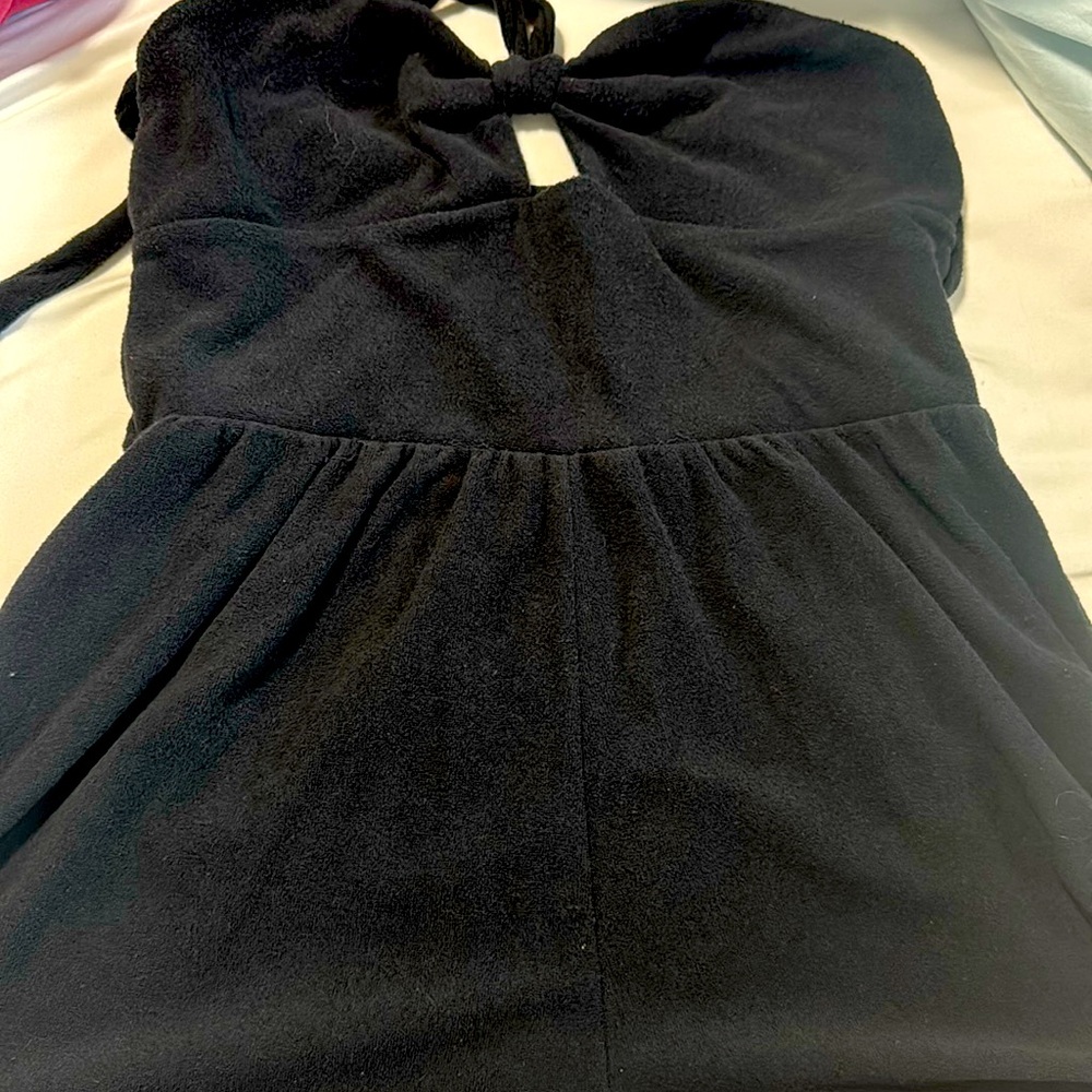 Black romper coverup